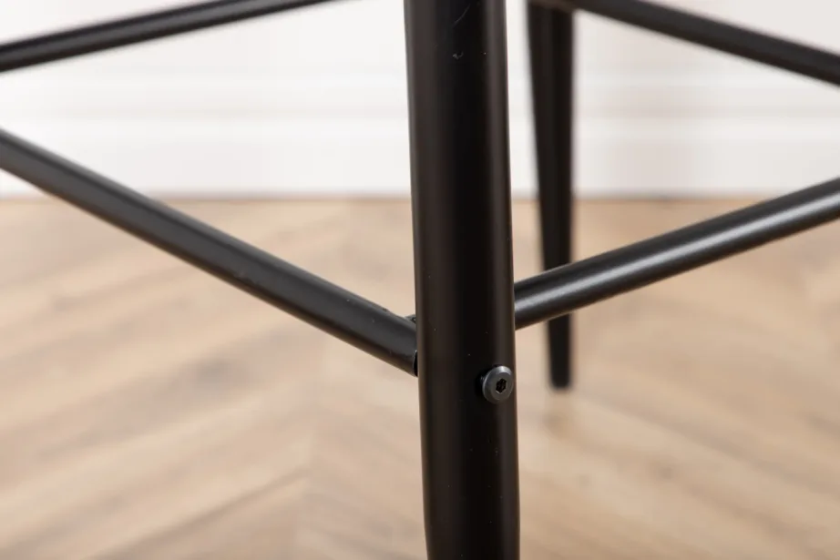 Beežist kangast Plaza baaritool mustade terasjalgadega, 17704-840 – 11