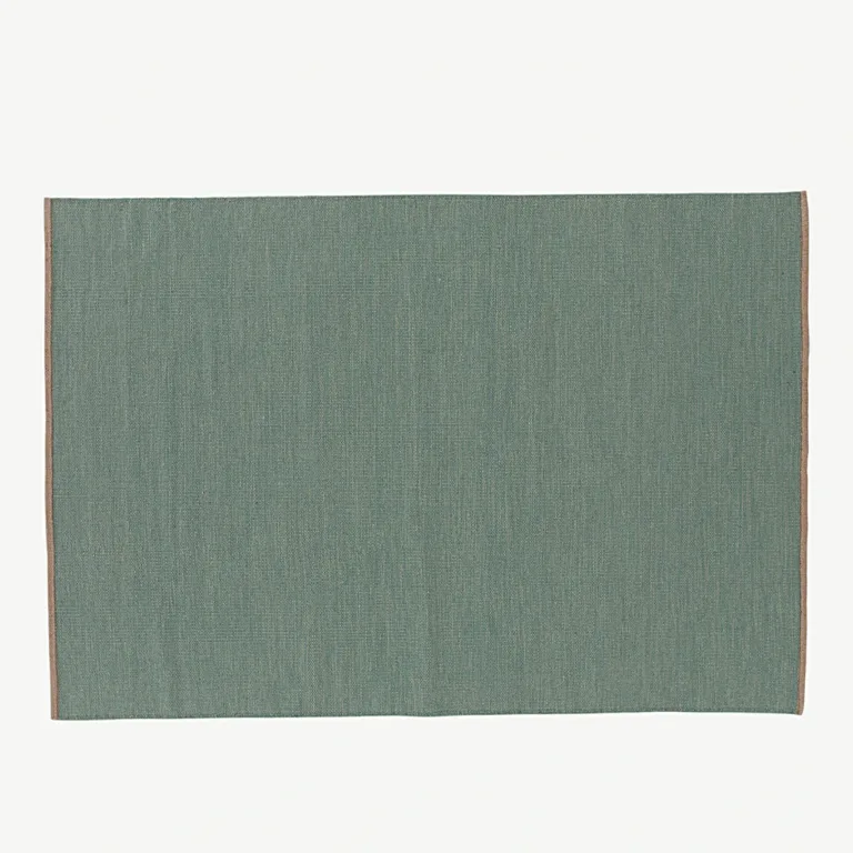 Oliivroheline villavaip Jaipur – tiheda koega (170 × 240 cm) - 18026-334