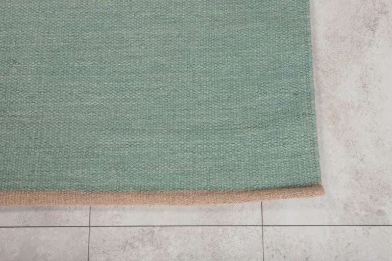 Oliivroheline villavaip Jaipur – tiheda koega (170 × 240 cm) - 18026-334