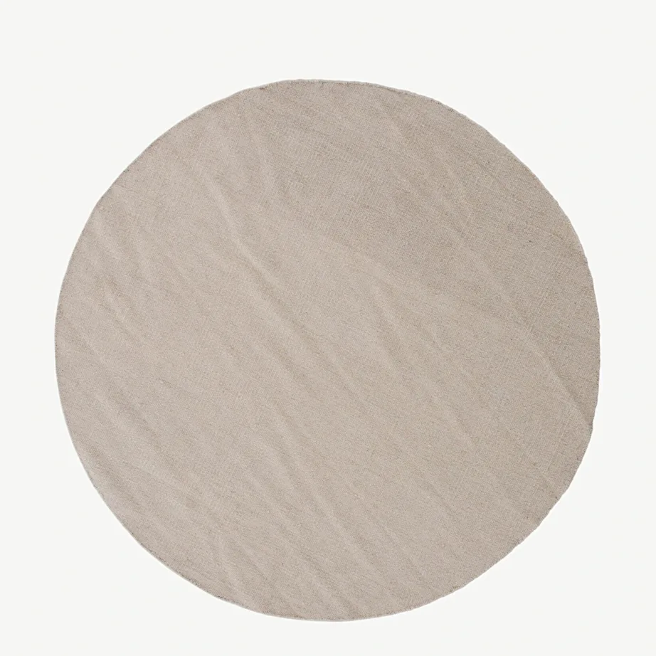 Beež ümmargune villavaip Jaipur, Ø 200 cm, 18028-330 – 2