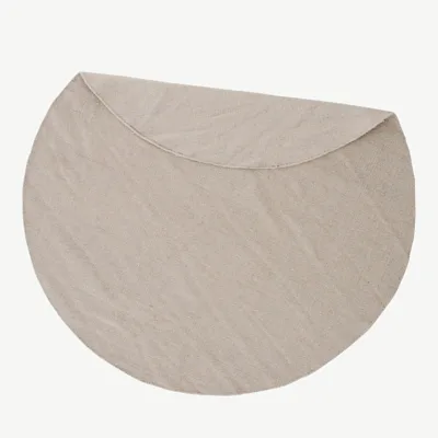 Beež ümmargune villavaip Jaipur, Ø 200 cm - 18028-330
