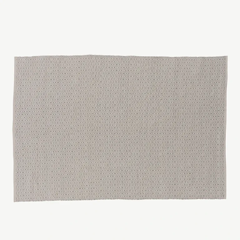 Beež käsitööna valminud villavaip Julana (170 × 240 cm, boheemlasliku mustriga) - 18034-330