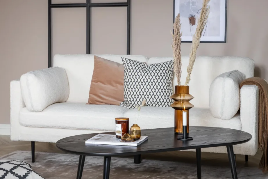 3-kohaline valge bukleekangaga diivan Boom, mustad terasjalad, 18045-000 – 7