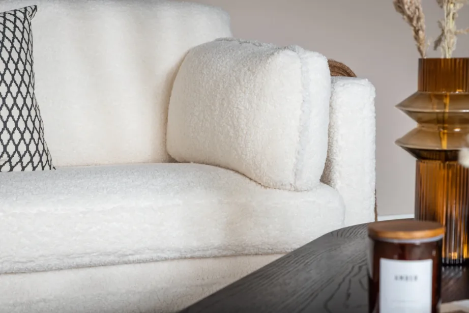 3-kohaline valge bukleekangaga diivan Boom, mustad terasjalad, 18045-000 – 10