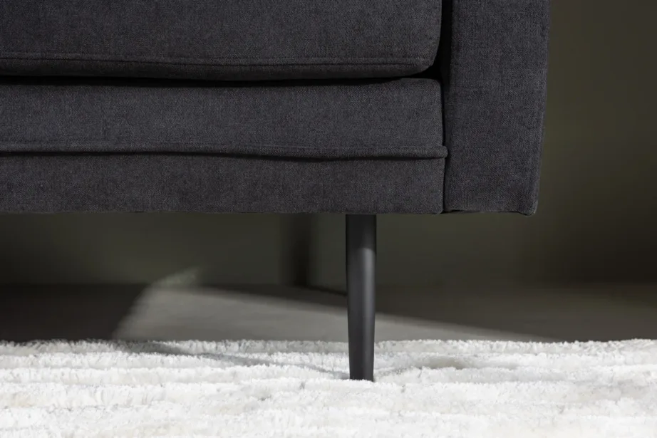 Boom 3-kohaline diivan, musta kangaga ja metalljalgadega, 18045-100 – 10