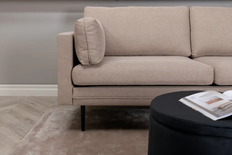 Boomi 3-kohaline diivan (pruun polüester, mustad metalljalad), 18045-657 – 8