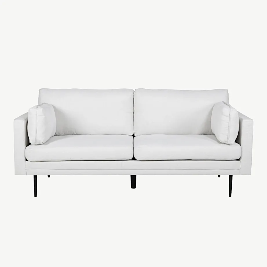 3-kohaline helebeež diivan Boom mustade metalljalgadega (polüester), 18045-660 – 2