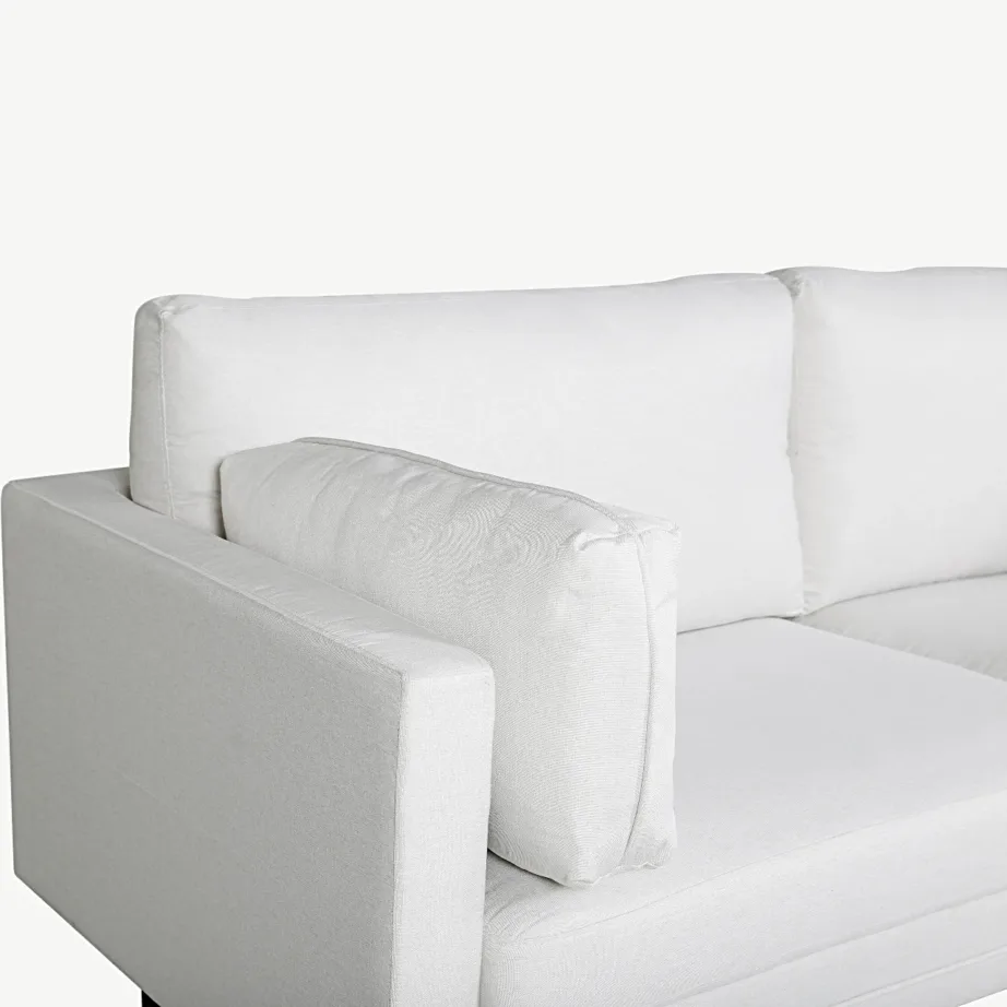 3-kohaline helebeež diivan Boom mustade metalljalgadega (polüester), 18045-660 – 4