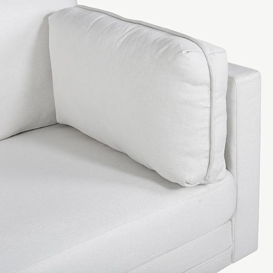 3-kohaline helebeež diivan Boom mustade metalljalgadega (polüester), 18045-660 – 5