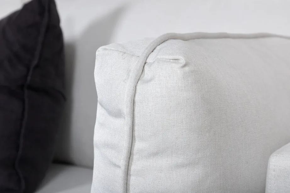 3-kohaline helebeež diivan Boom mustade metalljalgadega (polüester), 18045-660 – 13