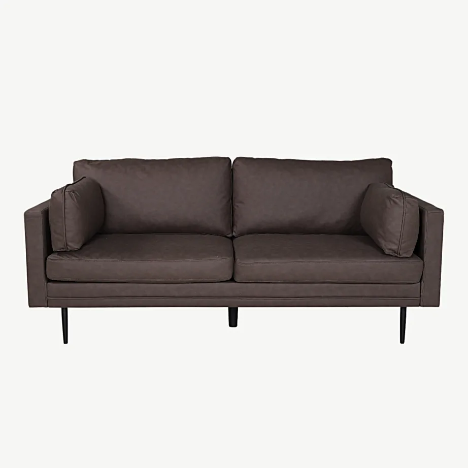 3-kohaline pruun mikrofiiberdiivan Boom mustade metalljalgadega, 18045-767 – 3