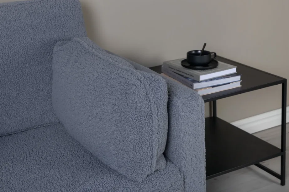 Tumehalli bukleepolstriga tugitool Boom mustadel metalljalgadel, 18046-005 – 7