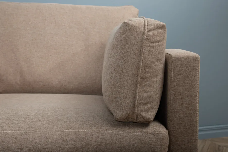 Beežist kangast tugitool Boom mustade terasjalgadega, 18046-657 – 10