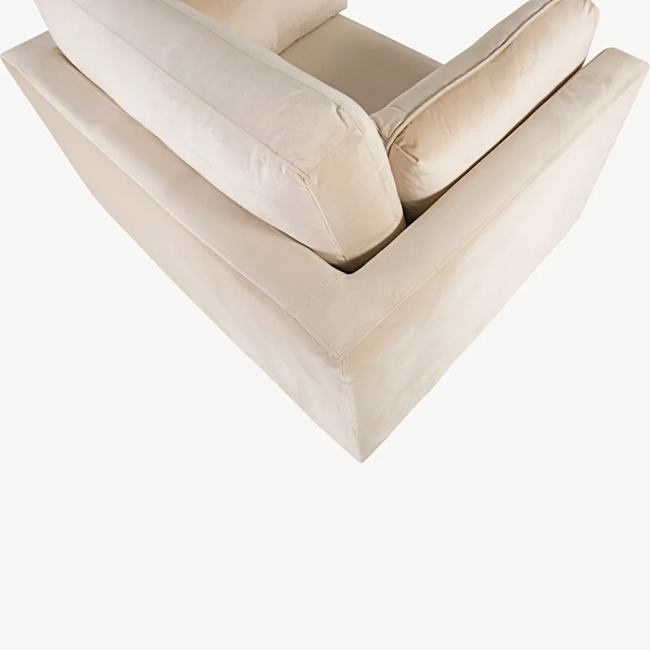 Helebeežist sametist tugitool kuldsete jalgadega, Boom sari, 18046-980 – 6