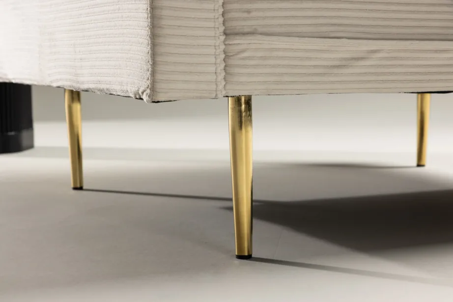 Helebeežist sametist tugitool Boom kuldsete jalgadega, 18046-995 – 10