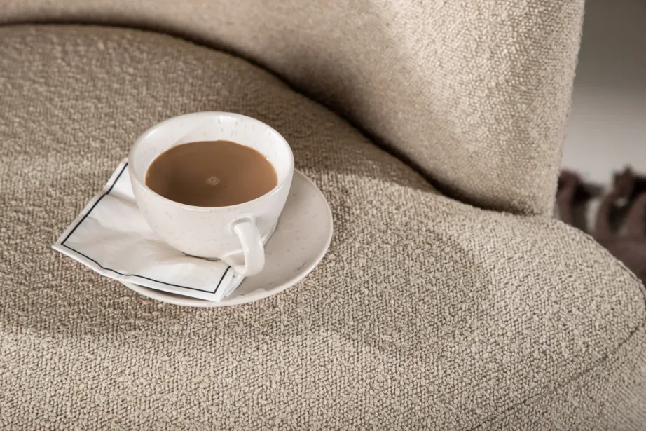 Beež buklee-kangaga tugitool Lincoln, pähklipruunide terasjalgadega, 18048-030 – 11