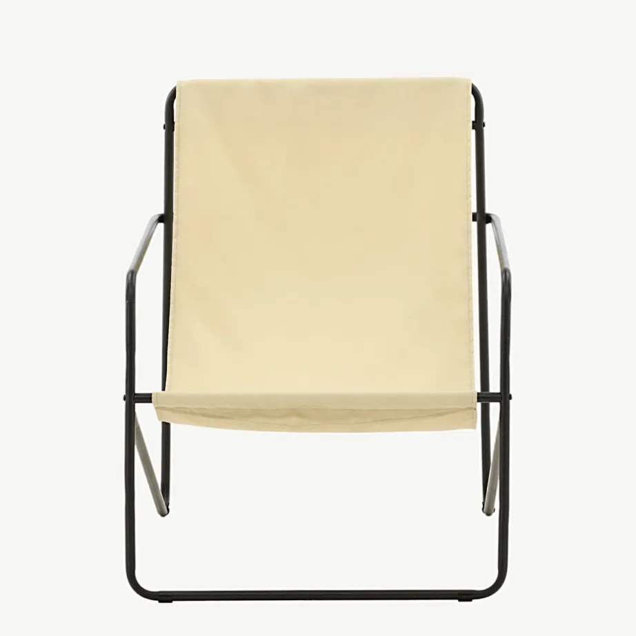 Beež minimalistliku terasraamiga tugitool Vernon, 18048-070 - 4