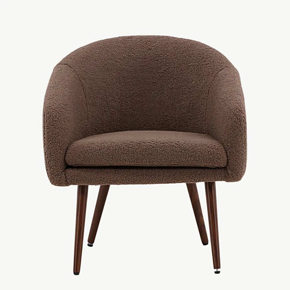 Buklee-kangaga pruun tugitool Wanda, tumepruunide terasest jalgadega, 18048-090 – 4