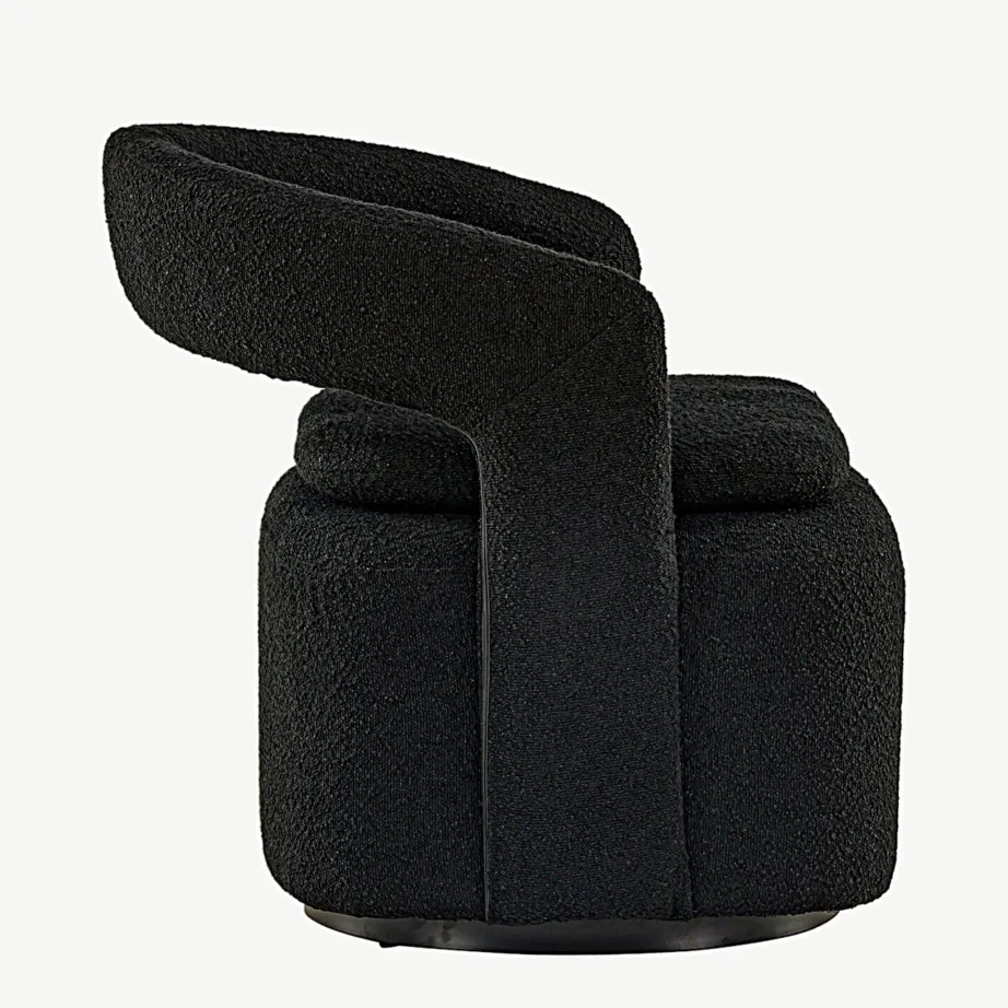 Madal musta bukleekangaga Laurel tugitool terasraamiga, 18048-142 – 2