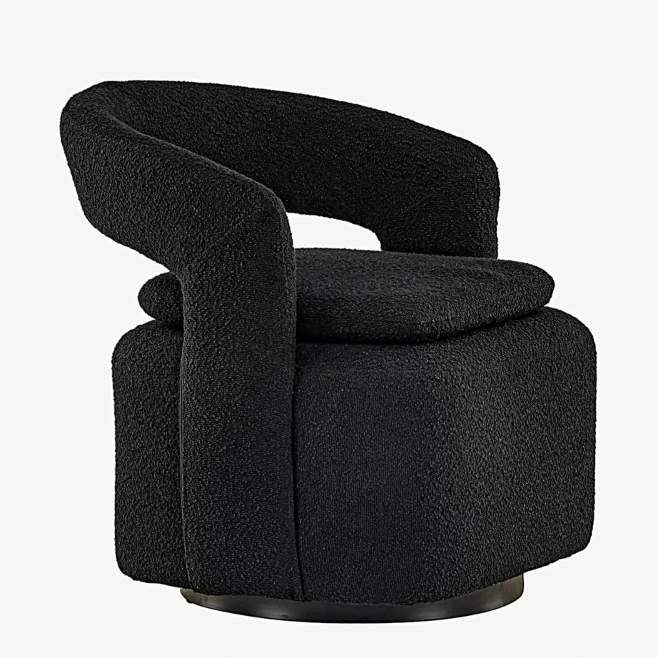 Madal musta bukleekangaga Laurel tugitool terasraamiga, 18048-142 – 3