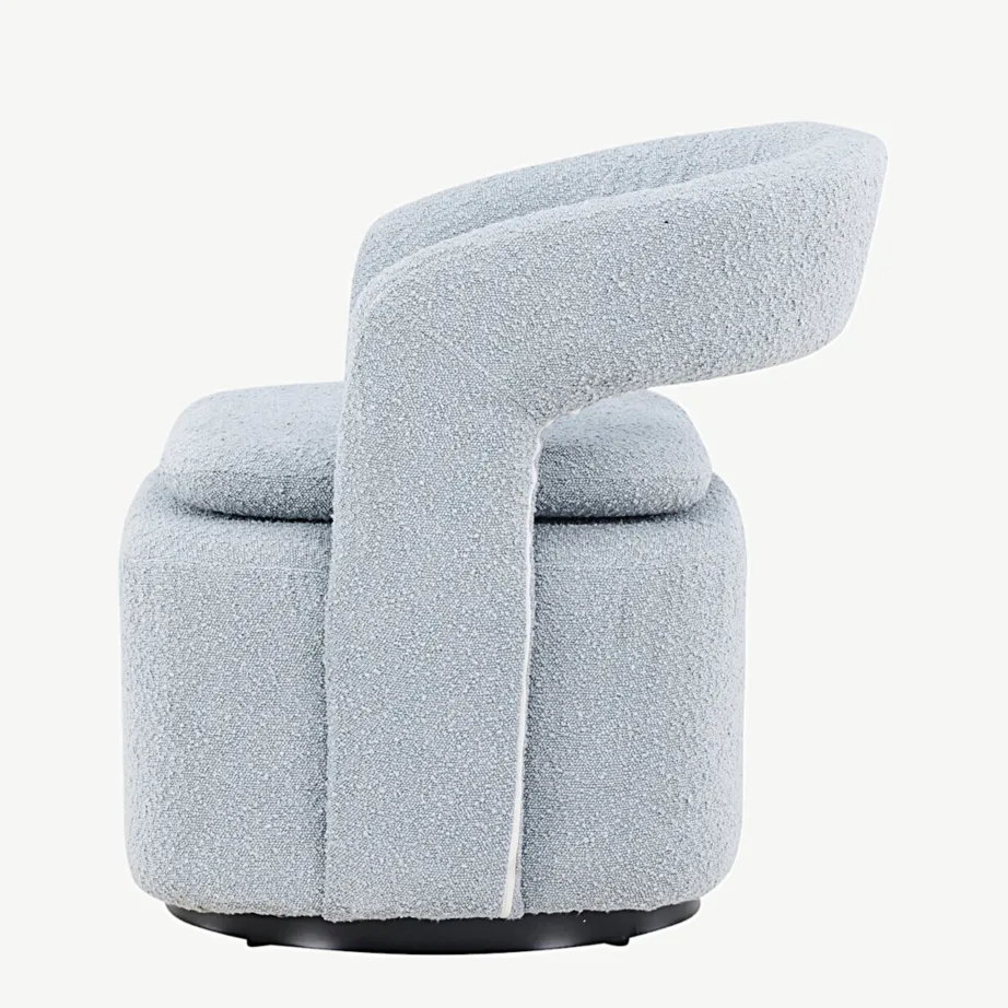 Helesinisest buklee kangast tugitool Laurel terasraamiga, 18048-143 – 7