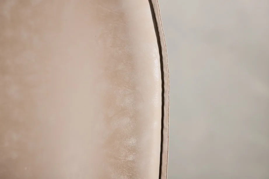 Beež PU-kattega lounge-tool Polar tammepuidu imitatsiooniga terasjalgadel, 18048-211 – 11