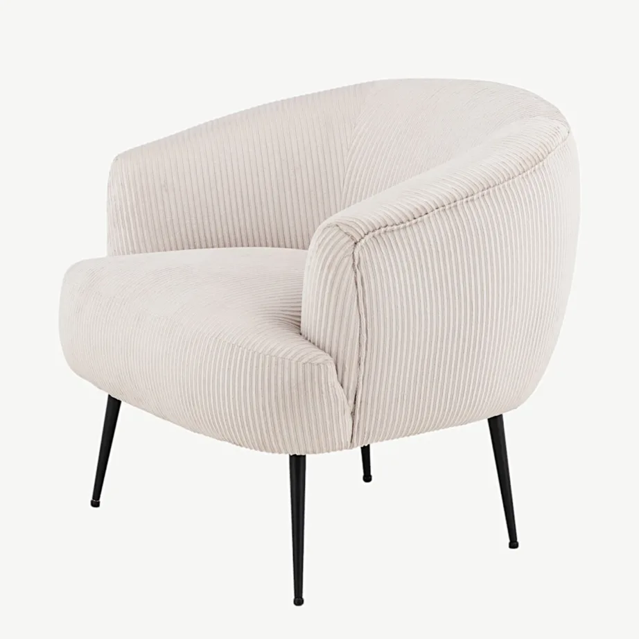 Beež bukleekangaga tugitool Derry (terasjalad, põhjamaine disain), 18048-340 – 3