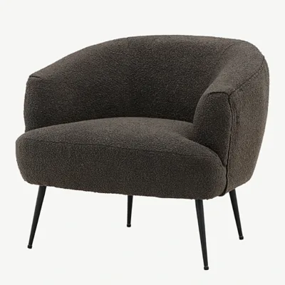 Tugitool Derry tumehallist bukleekangast, mustad metalljalad - 18048-341