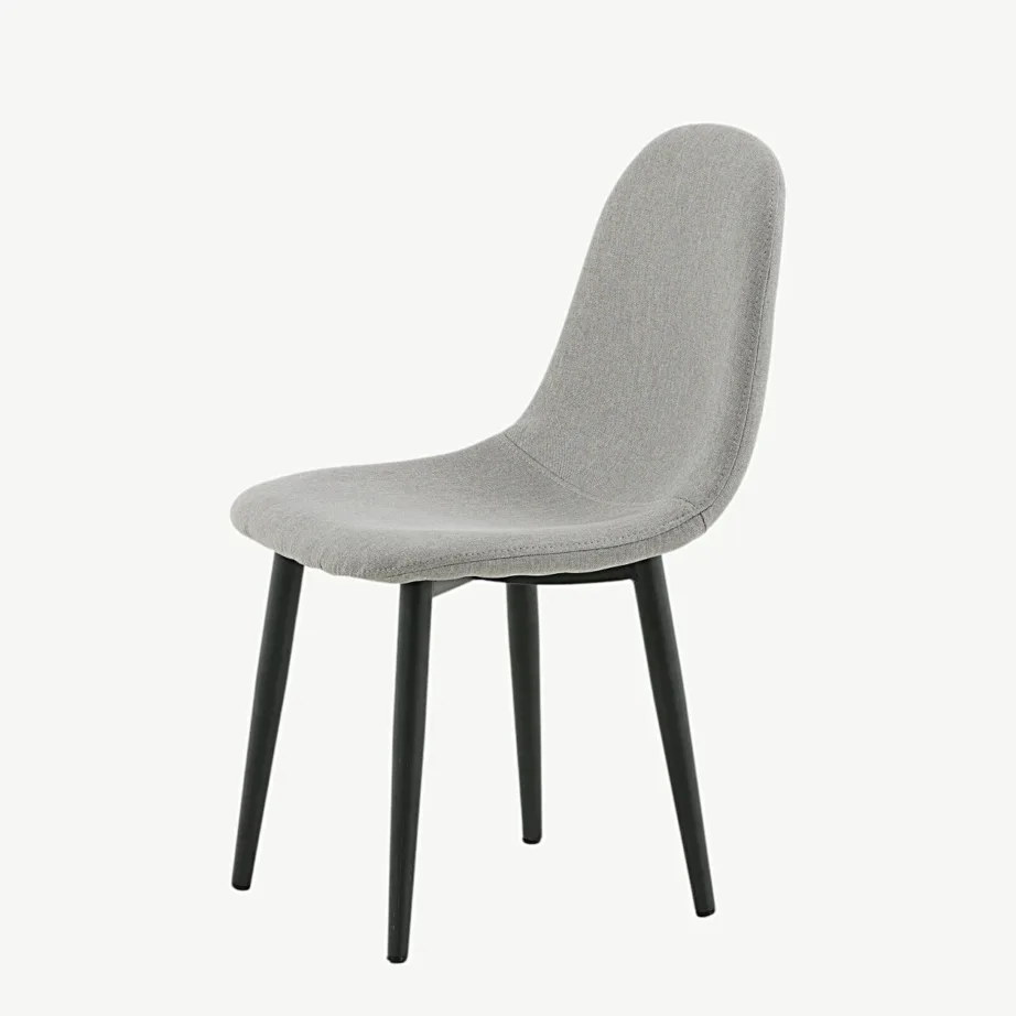 Laste söögitool Polar Kids hallist sametist, mustade metalljalgadega, 18061-558 – 6