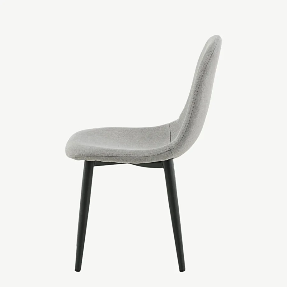 Laste söögitool Polar Kids hallist sametist, mustade metalljalgadega, 18061-558 – 7