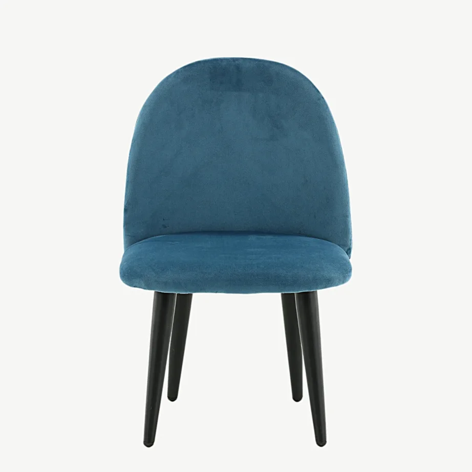 Sinine sametist laste tool mustade metalljalgadega Velvet Kids, 18062-887 – 4