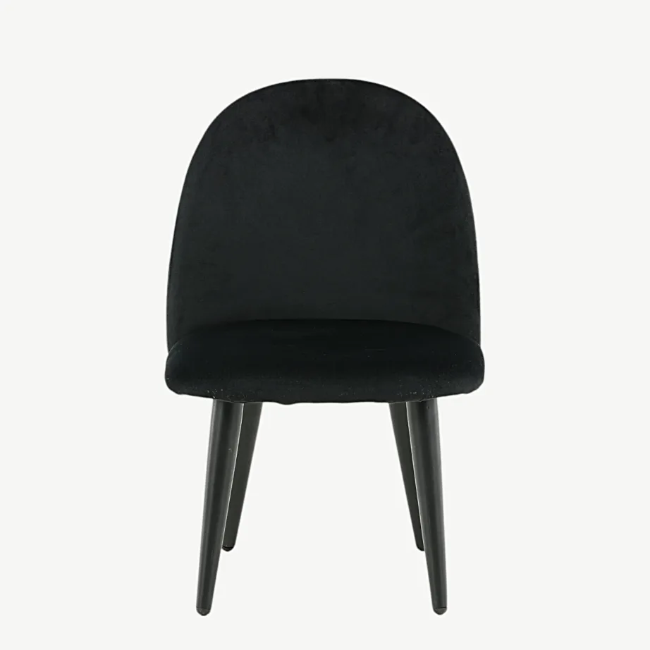 Mustast velvetist lastetool valge metallraamiga „Velvet Kids”, 18062-888 – 4