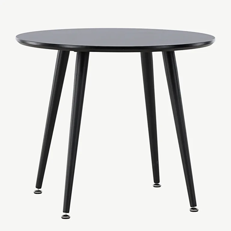 Lastelaud Plaza, must MDF (ø 60 cm) - 18063-100