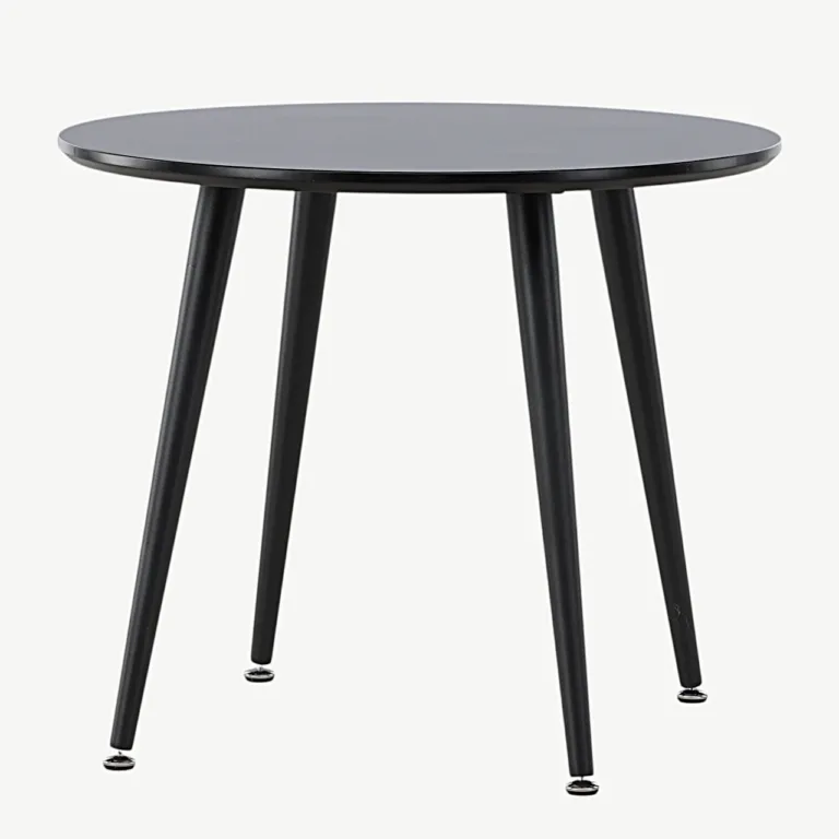 Lastelaud Plaza, must MDF (ø 60 cm) - 18063-100