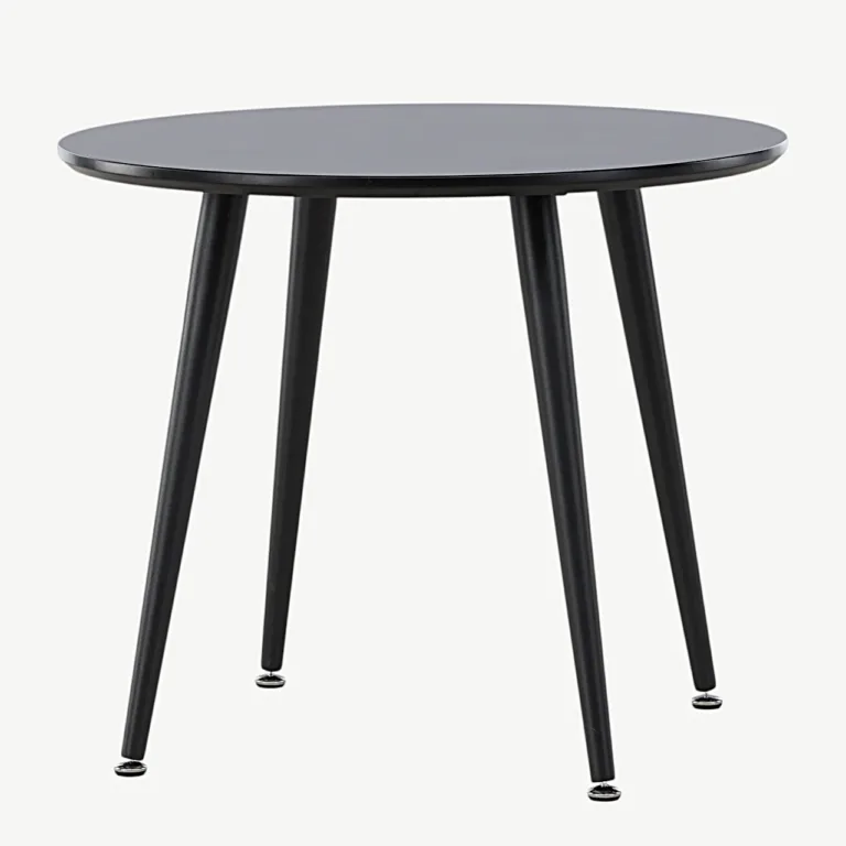 Lastelaud Plaza, must MDF (ø 60 cm) - 18063-100