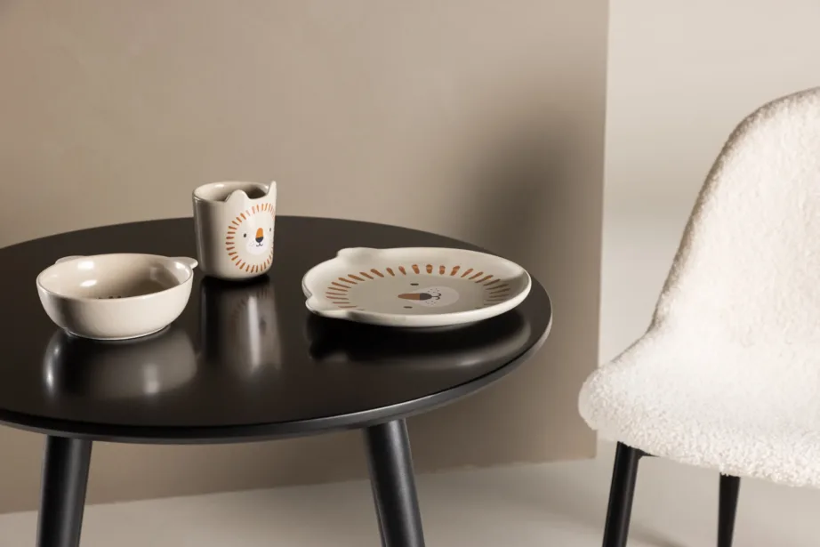 Lastelaud Plaza, must MDF (ø 60 cm), 18063-100 – 9