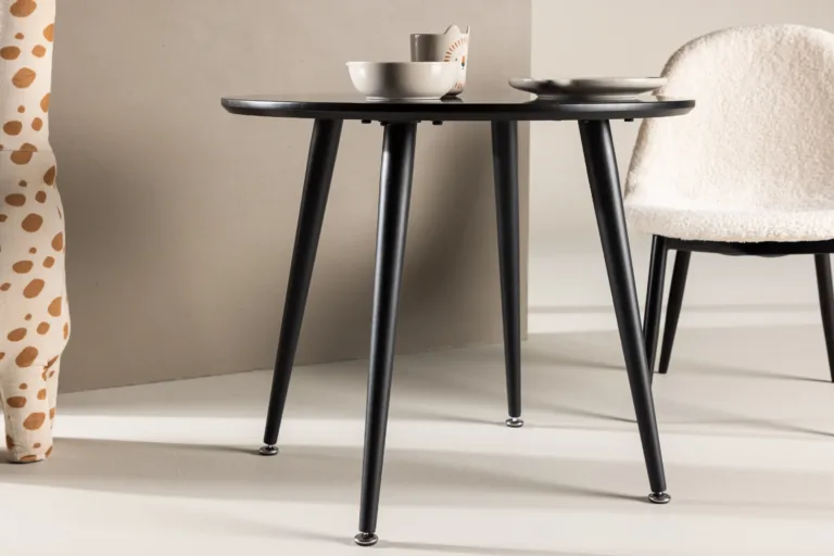 Lastelaud Plaza, must MDF (ø 60 cm) - 18063-100