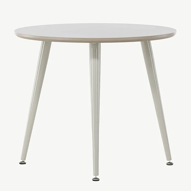 Beež ümmargune laste laud Plaza (MDF, teras, Ø60 cm) - 18063-102