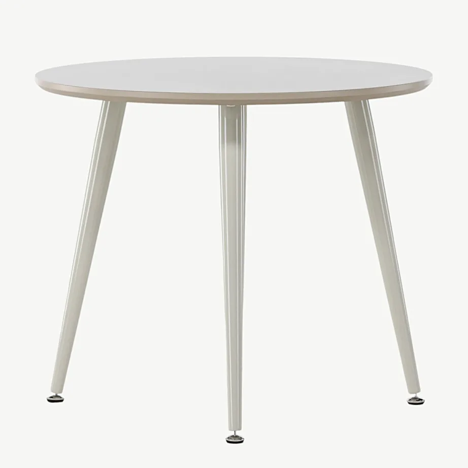 Beež ümmargune laste laud Plaza (MDF, teras, Ø60 cm), 18063-102 – 4