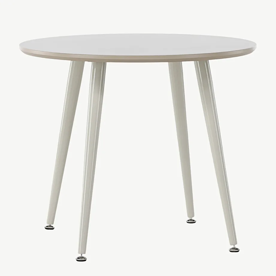 Beež ümmargune laste laud Plaza (MDF, teras, Ø60 cm), 18063-102 – 5