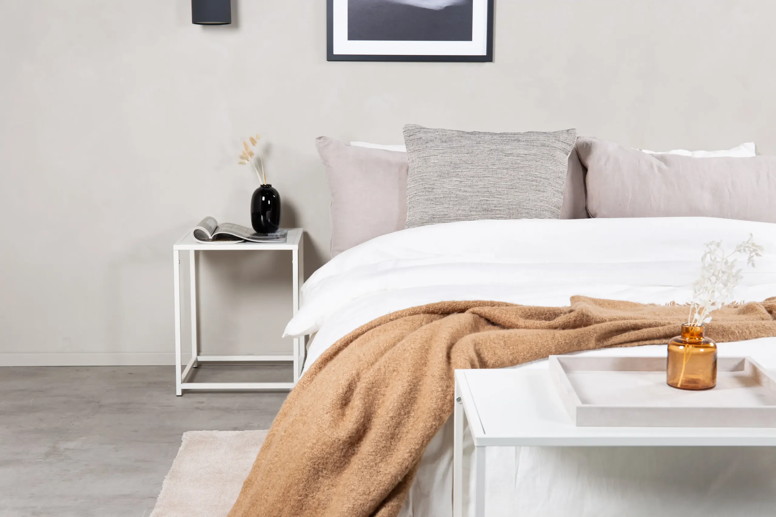 Valge terasest abilaud Staal (38 × 37 cm), Venture Home - 18072-201