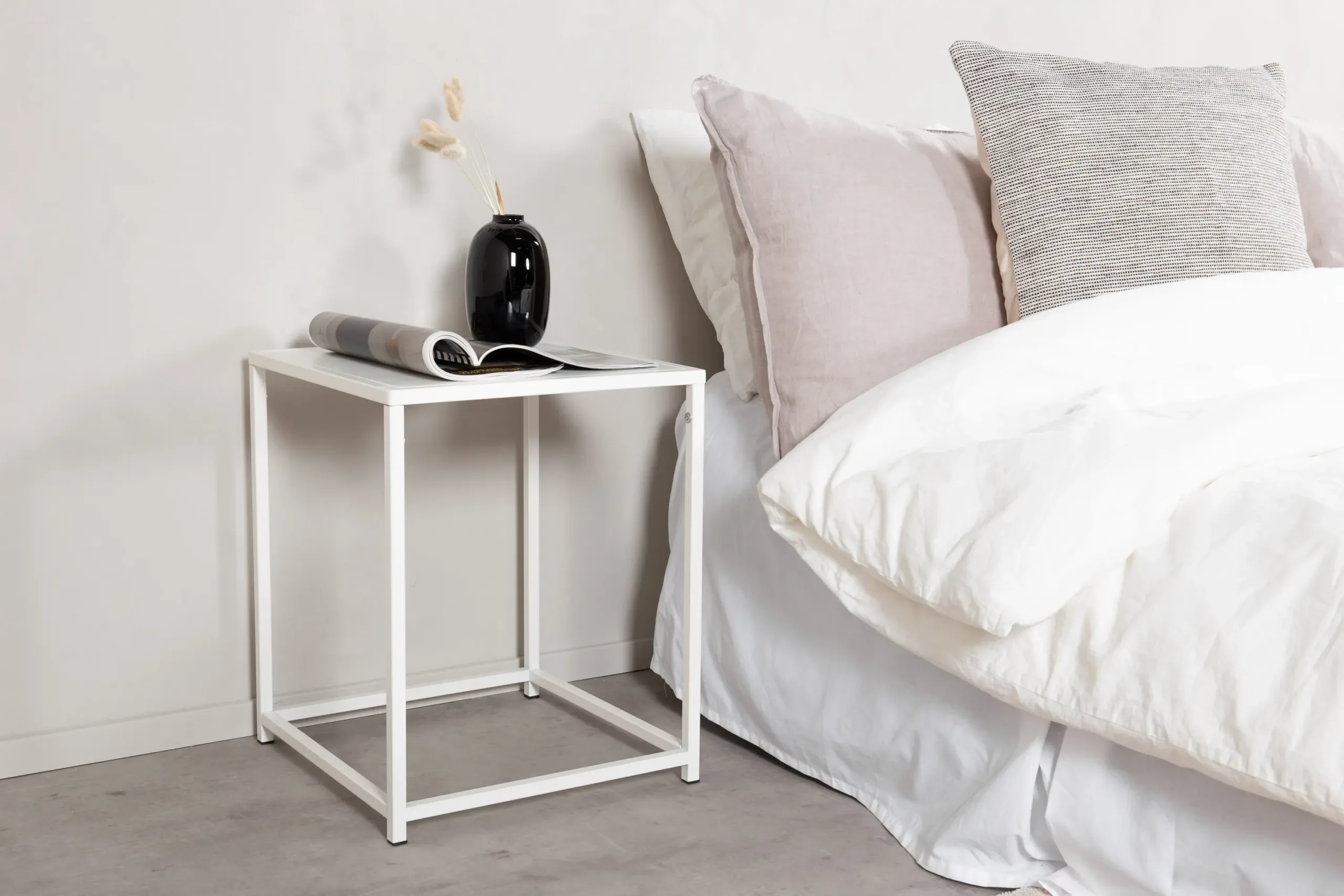 Valge terasest abilaud Staal (38 × 37 cm), Venture Home - 18072-201