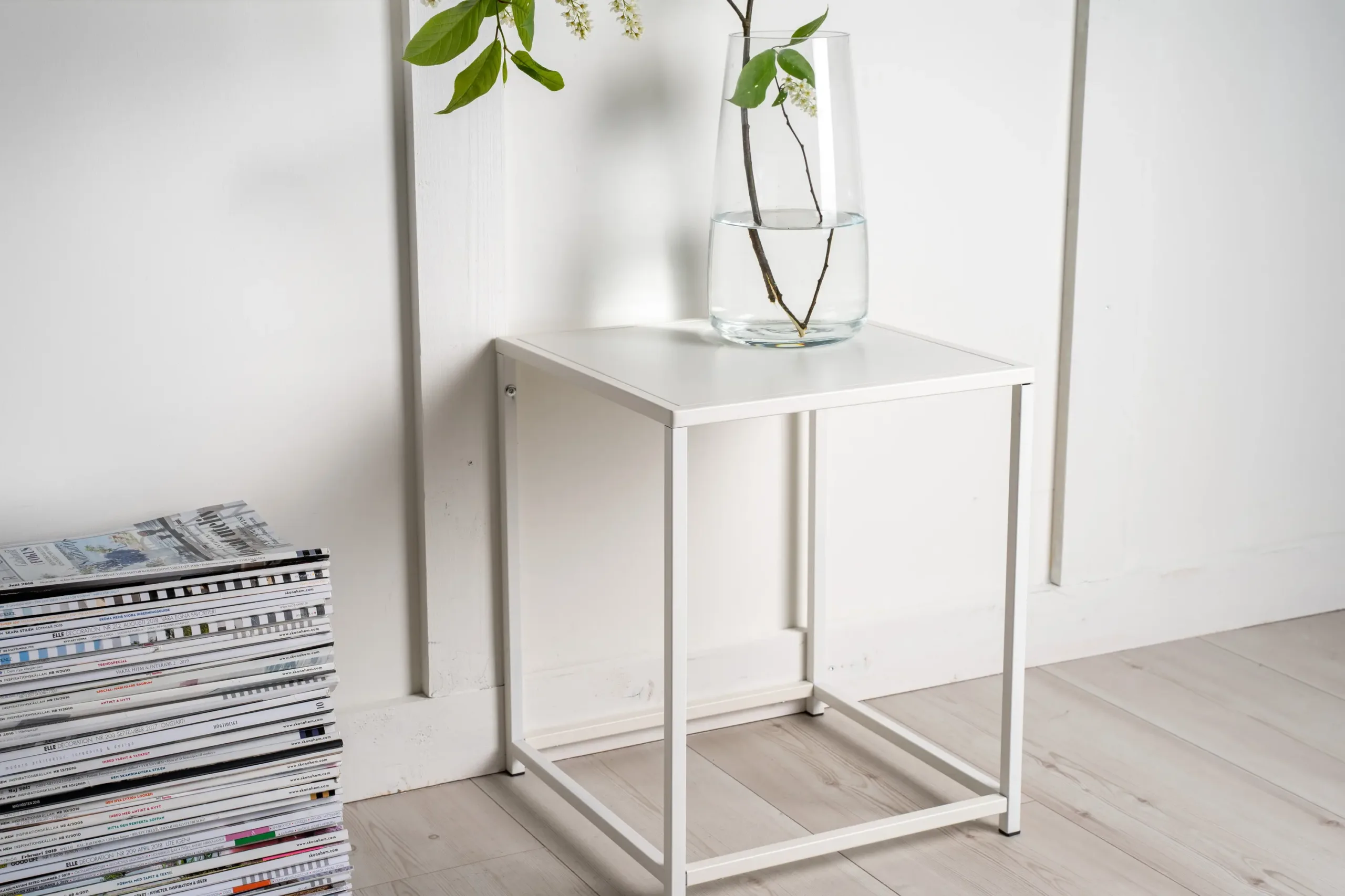 Valge terasest abilaud Staal (38 × 37 cm), Venture Home - 18072-201