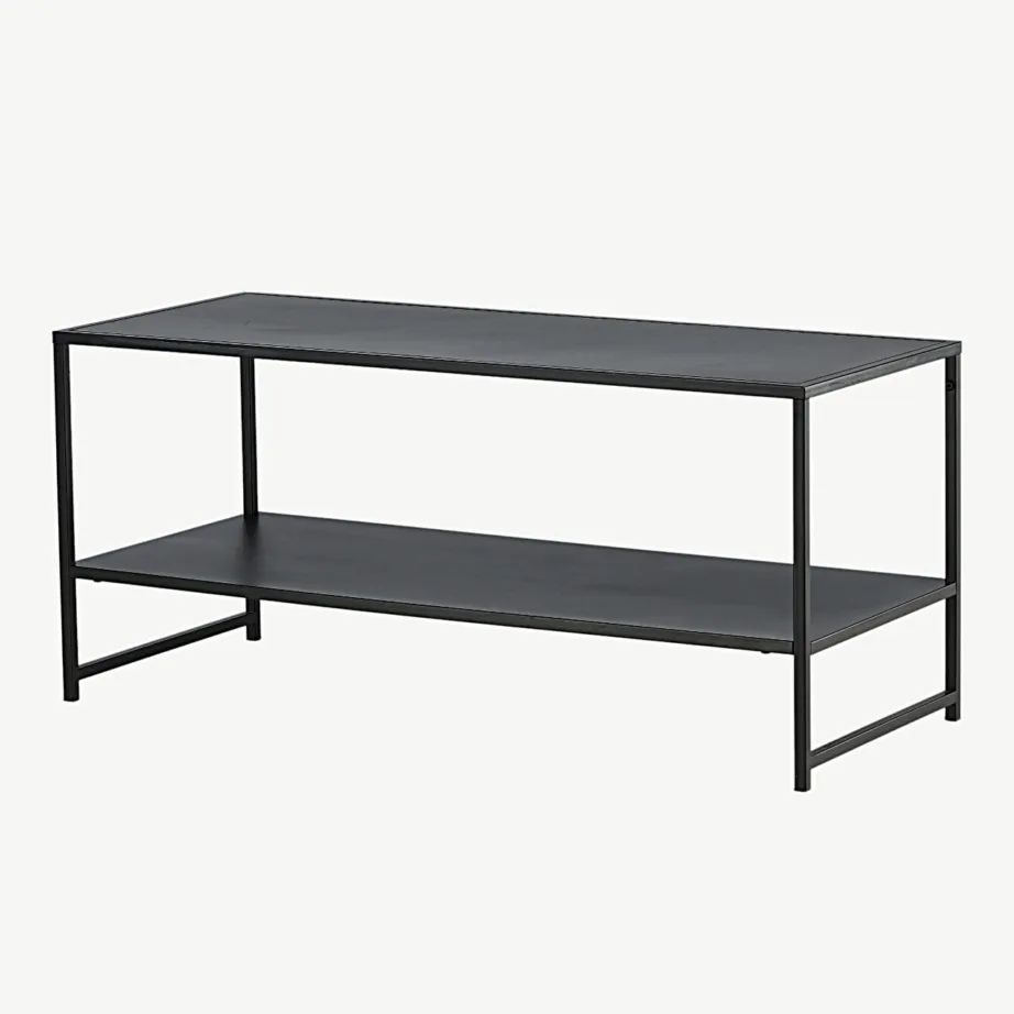 Mustast terasest kahe tasapinnaga diivanilaud Staal, 18074-208 – 5