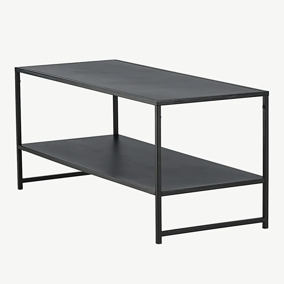 Mustast terasest kahe tasapinnaga diivanilaud Staal, 18074-208 – 6