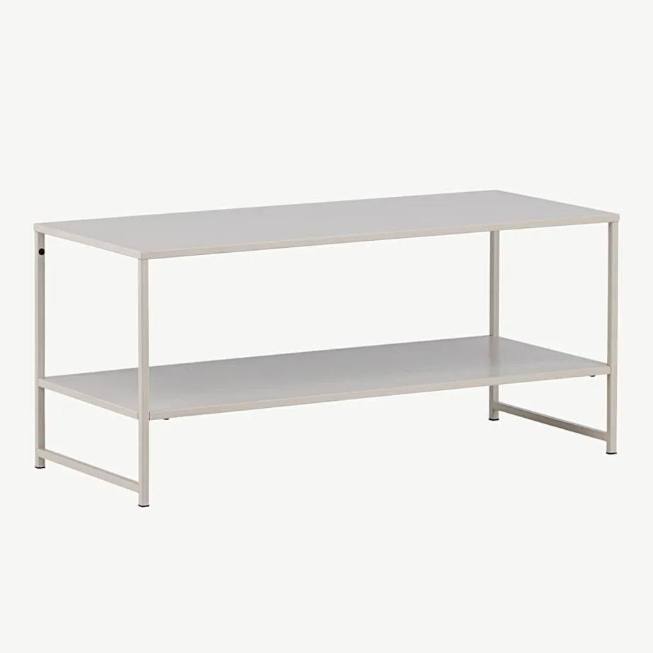 Beežist terasest abilauake Staal sarjast, nutika riiuliga, 18074-250 – 3