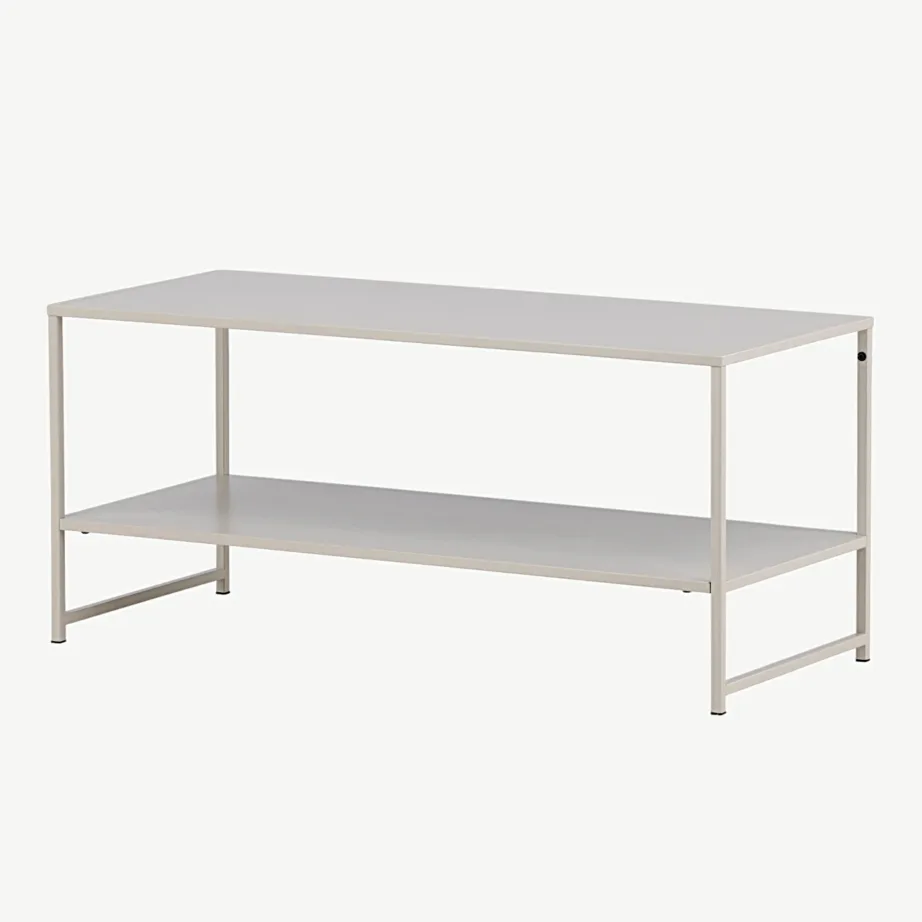 Beežist terasest abilauake Staal sarjast, nutika riiuliga, 18074-250 – 5