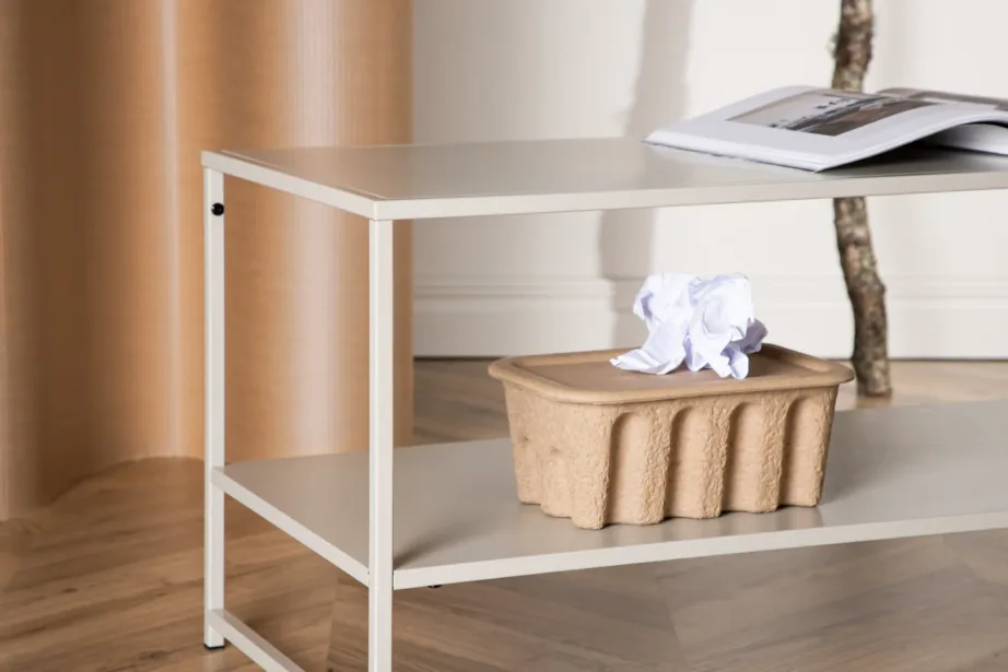 Beežist terasest abilauake Staal sarjast, nutika riiuliga, 18074-250 – 9