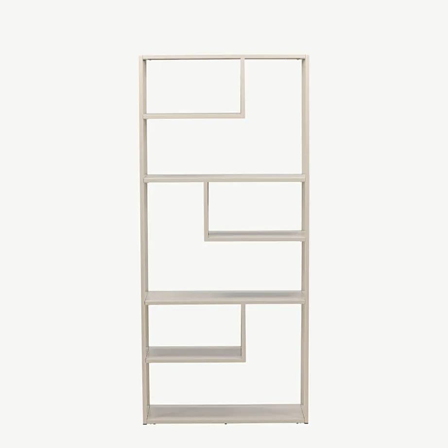 Beežist terasest avatud raamaturiiul Staal sarjast, 18076-250 – 5