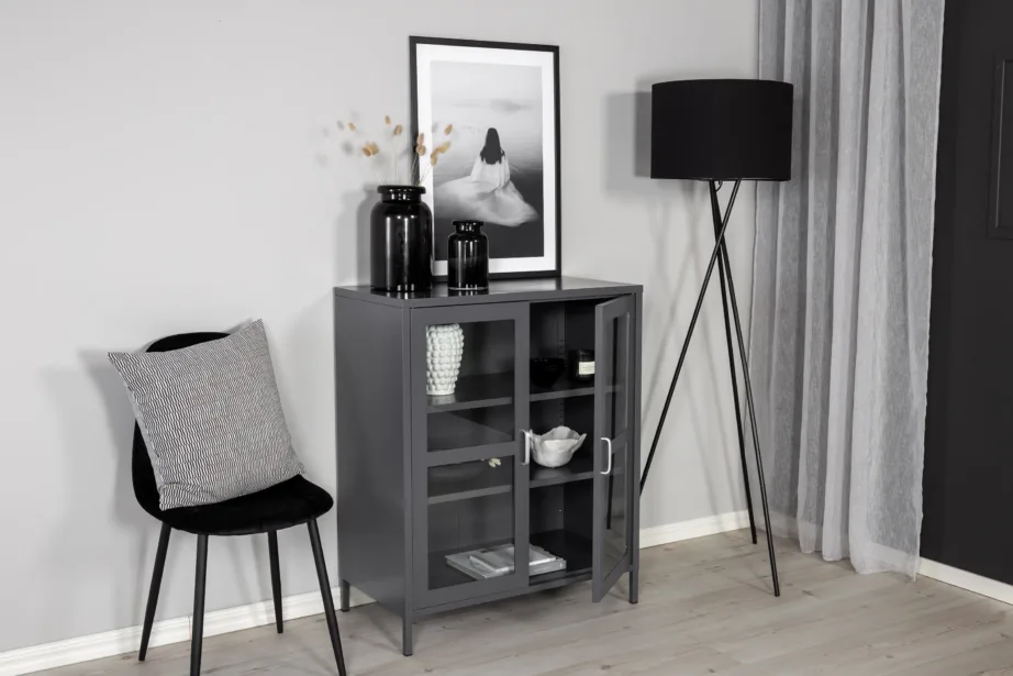 Helehall terasest madal vitriinkapp Acero kollektsioonist klaasustega, 18077-205 – 6